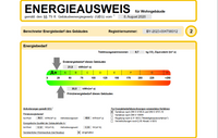 EnEV -A+ Endenergiebedarf 21,9 kWh-qm.a 80997 M&uuml;nchen-Moosach g&uuml;ltig bis 06.11.2033 